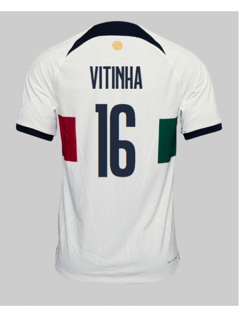 Portugal Vitinha #16 Replika Borta Kläder VM 2022 Kortärmad